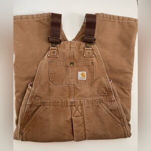Carhartt insulated canvas bibs